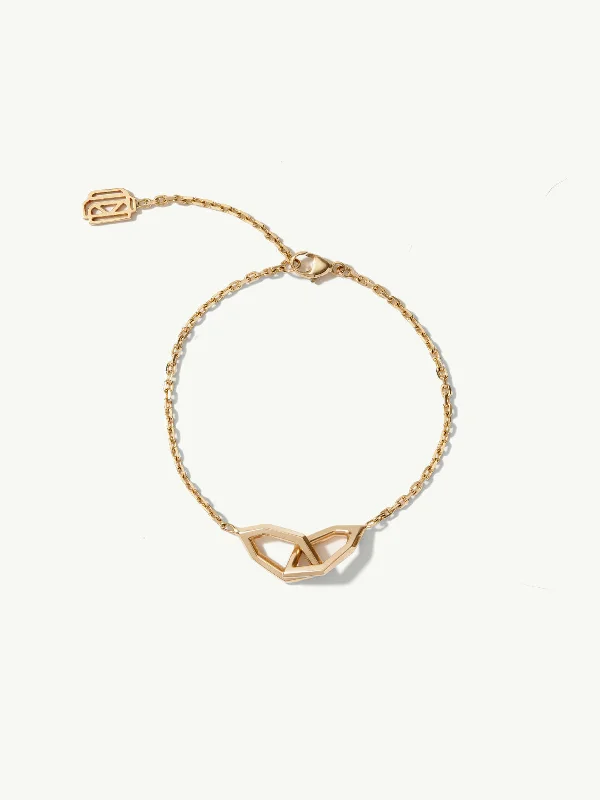 women’s boho bracelets-Amanti Chain Link Bracelet In 18K Yellow Gold