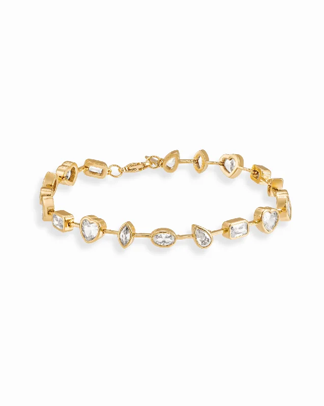 women’s rose gold bracelets-Irina Tennis Bracelet