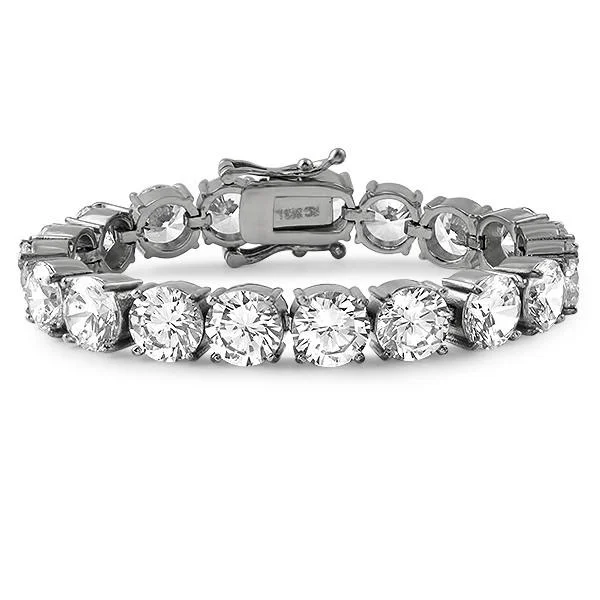 women’s classic bangles-10MM CZ No Fade Steel Bling Bling Tennis Bracelet