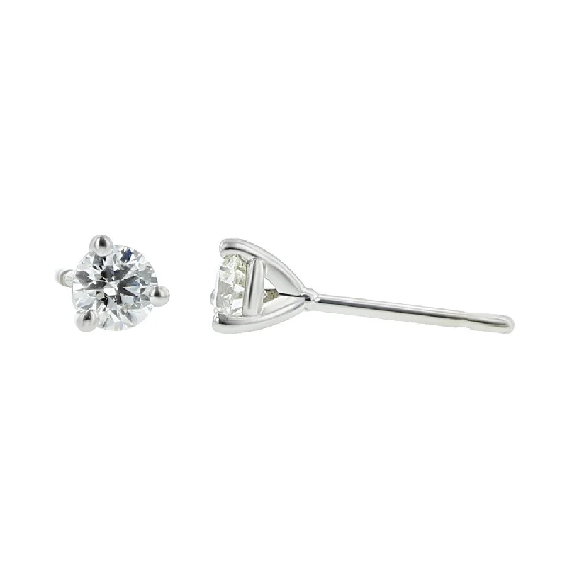 women’s Swarovski earrings-Hearts on Fire Brilliant Diamond Stud Earrings