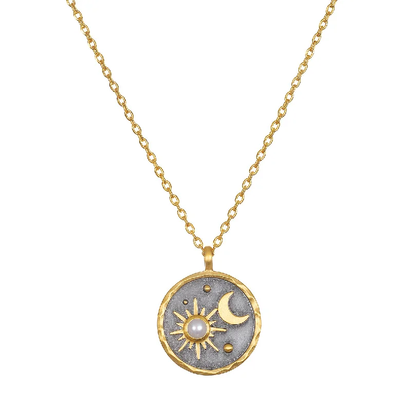 women’s fashion chain necklaces-Celestial Birthstone Necklace - June