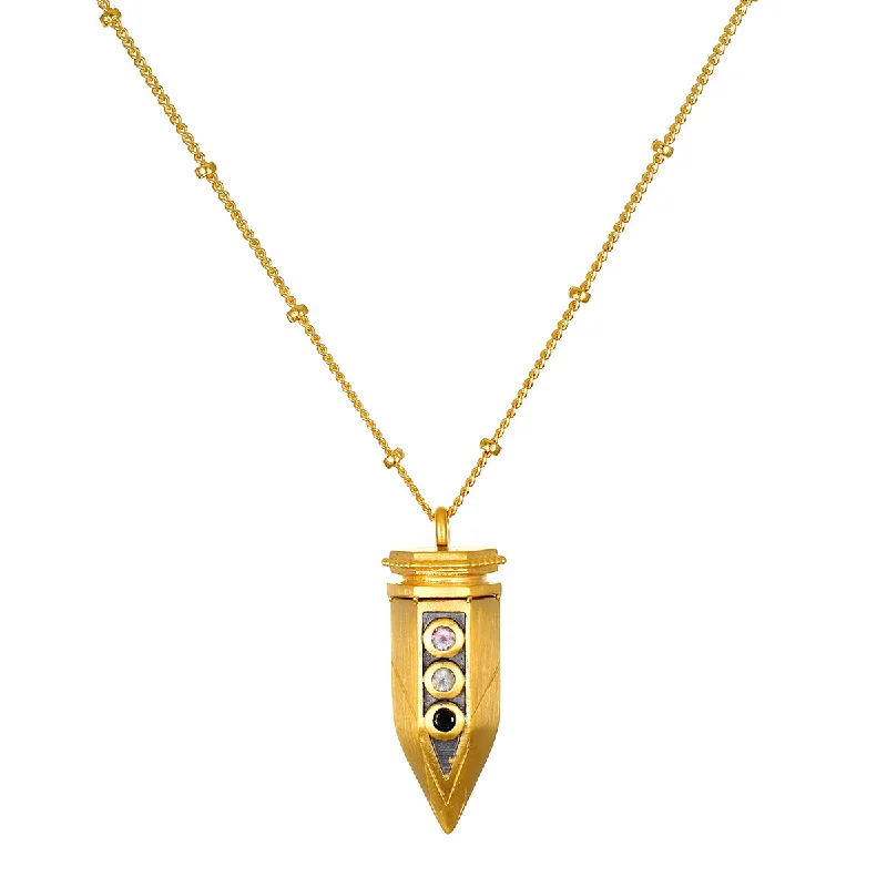 women’s diamond and gold necklaces-Taryn Truly Strength in Empathy Necklace