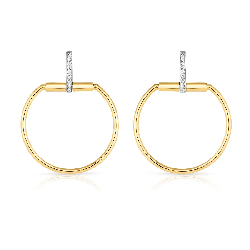 women’s chunky earrings-Earrings with Diamonds