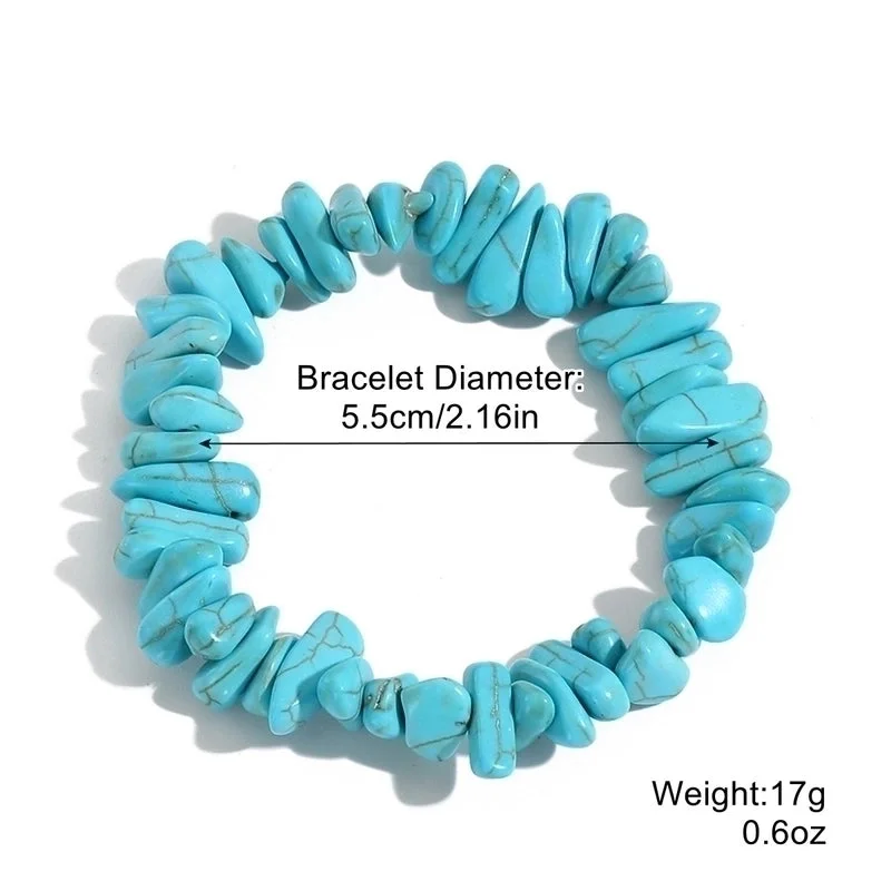 S2305-7 Turquoise Stretch Bracelet