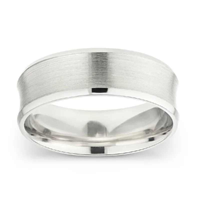 women’s affordable engagement rings-Dune Mens Wedding Band