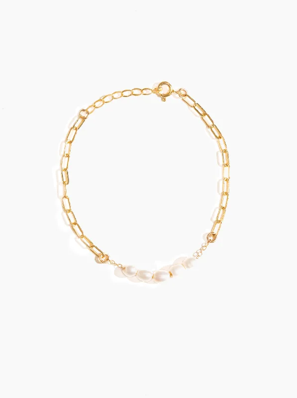 women’s cuff bangles-Organic Pearl Essential Bracelet