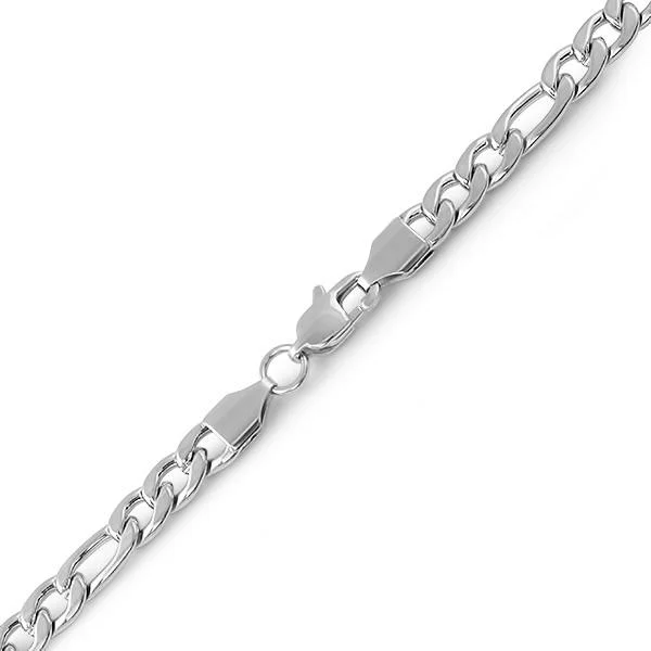 women’s cuff bracelets-Figaro Stainless Steel Bracelet 8MM