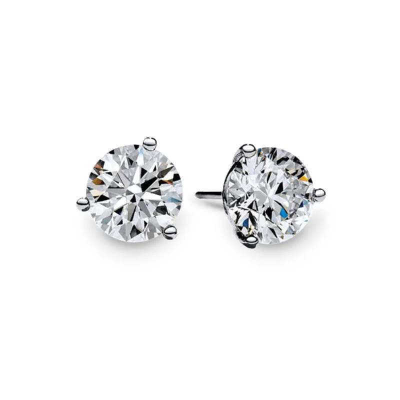 women’s luxury earrings-Classic Diamond Earrings