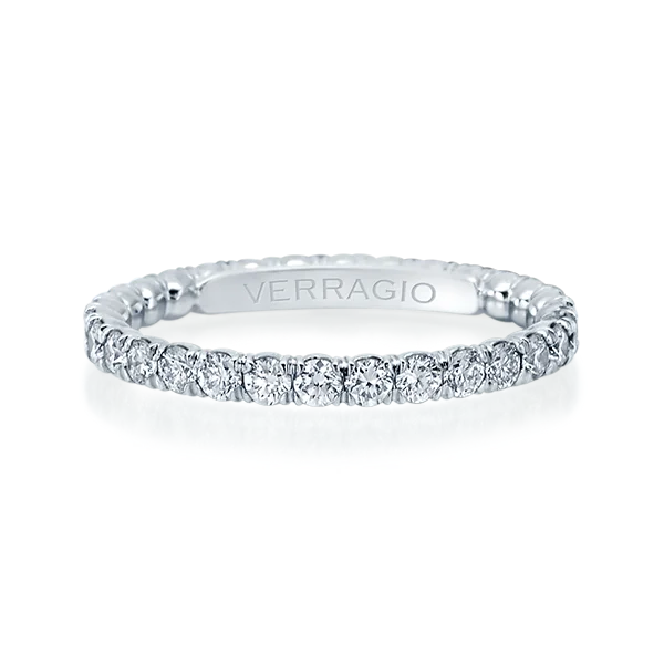 women’s affordable diamond engagement rings-Diamond Wedding Band Verragio Renaissance Collection 952W2.0 0.90 ctw