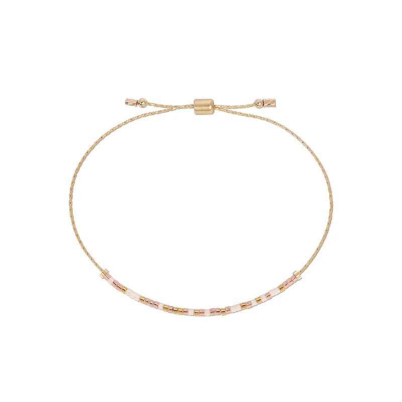 women’s delicate gold bracelets-Love Always