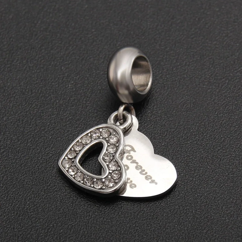 |PA09-4 ForeverLove Heart-Shaped Zircon Pendant