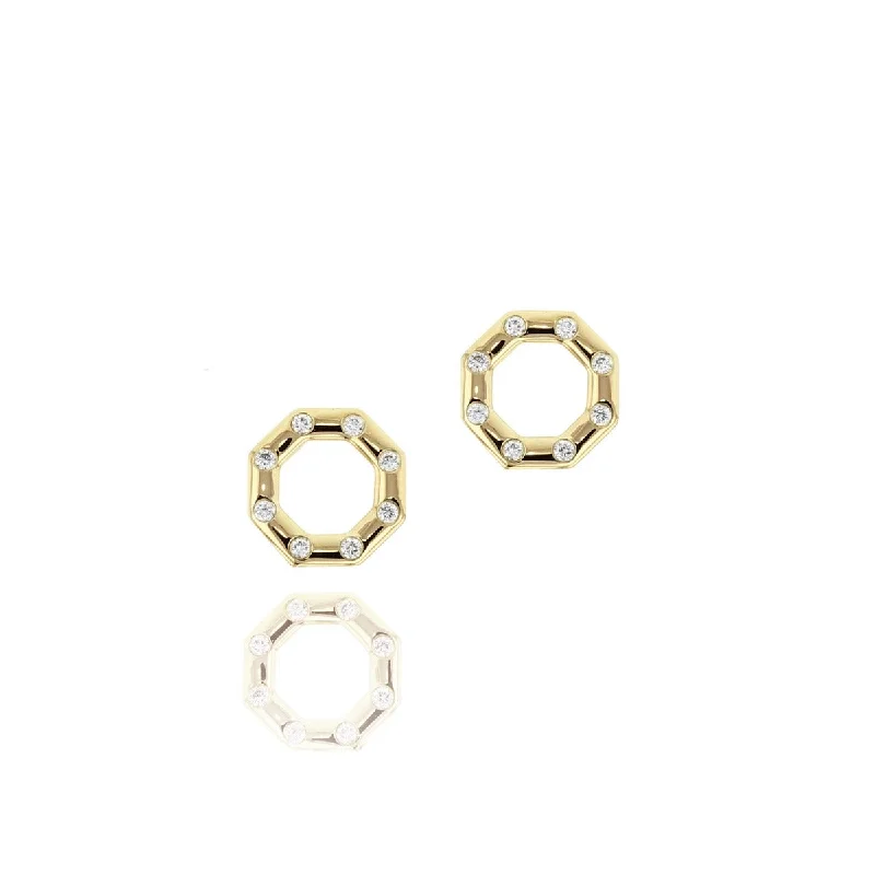 women’s chic earrings-Hero Corner Stud Earrings