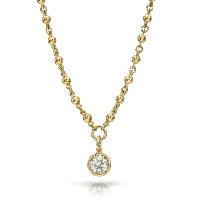 women’s diamond necklaces-SAMARA DROP NECKLACE