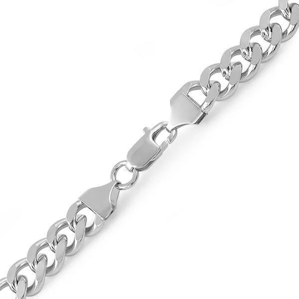 women’s friendship bracelets-Cuban Stainless Steel Bracelet 10MM