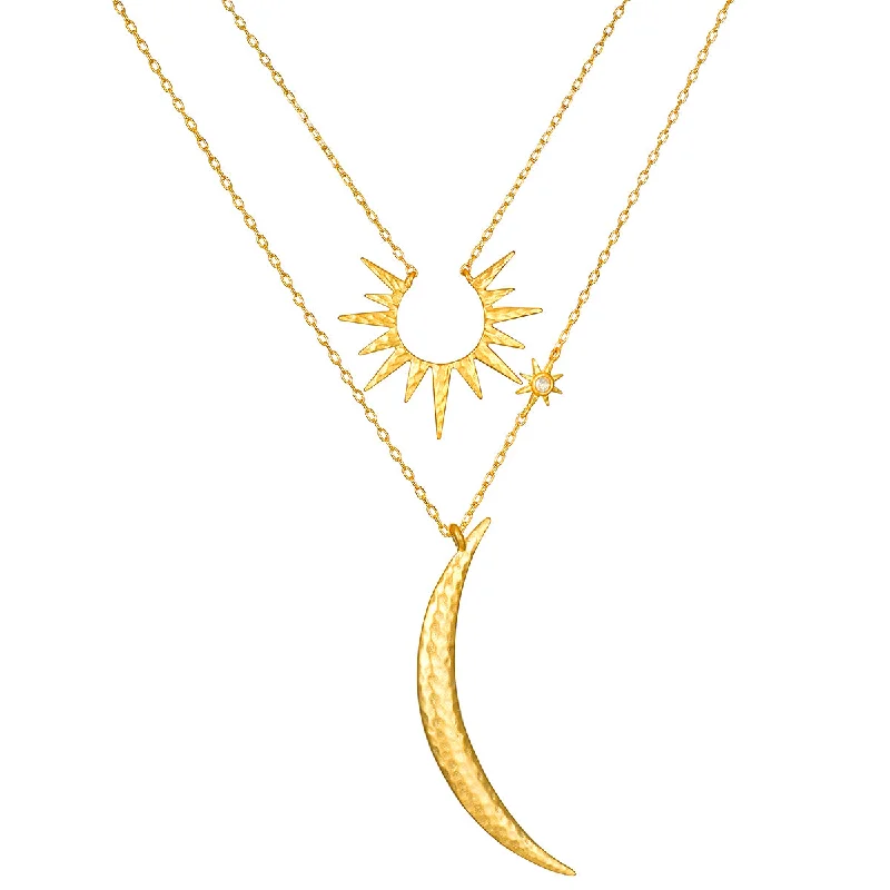 women’s luxury necklaces-Intention of Inspiration Necklace Set