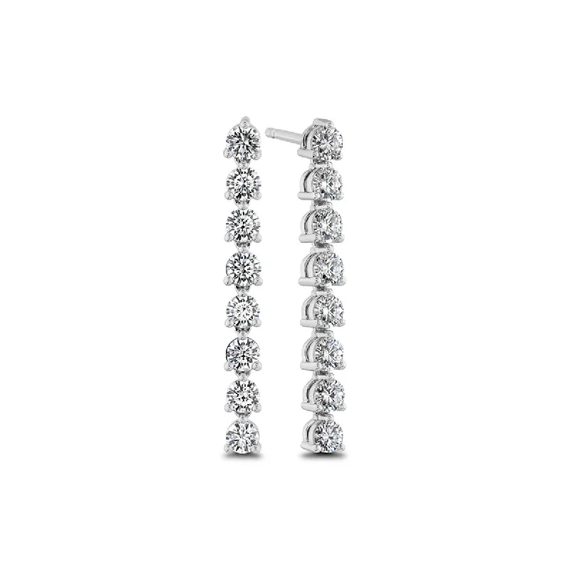 women’s cubic zirconia earrings-Cascade Small Stiletto Earrings