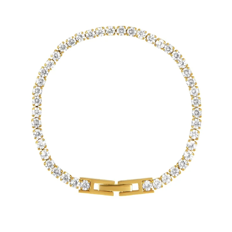 women’s gold bangles-Rhae Tennis Bracelet