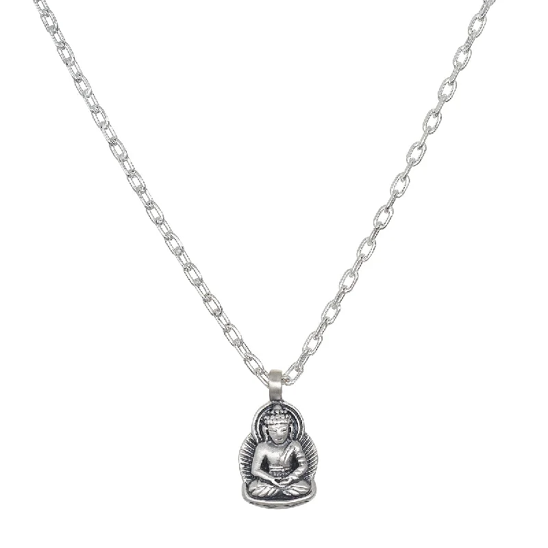 women’s luxury necklaces-Grounded in Spirituality Buddha Men's Necklace