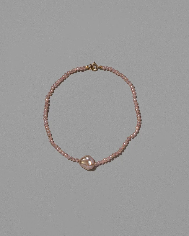 women’s bohemian bracelets-Siren Pink Lagniappe Bracelet