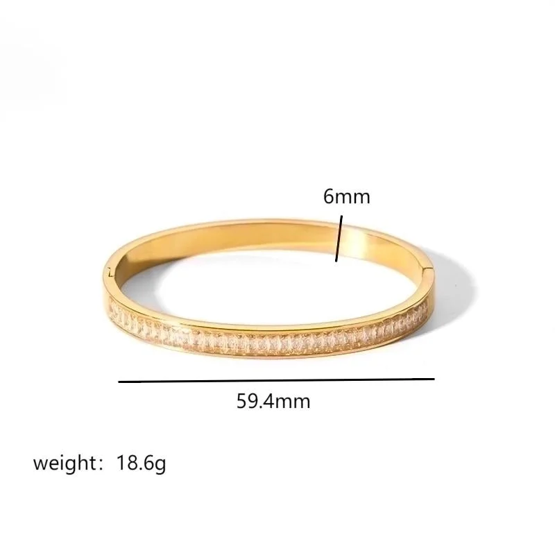 Gold|TB7004-E414-Gold Cross Bracelet-KN0248-MI-N200029W