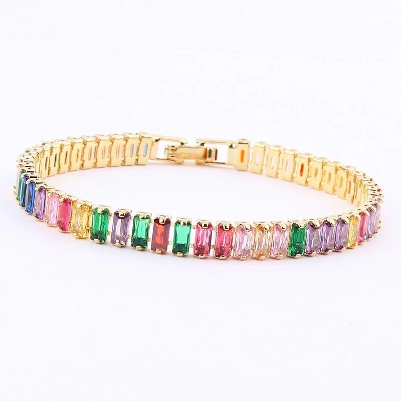 Square Buckle Bracelet Color|18K