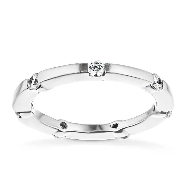 women’s contemporary engagement rings-Cirrus Wedding Band