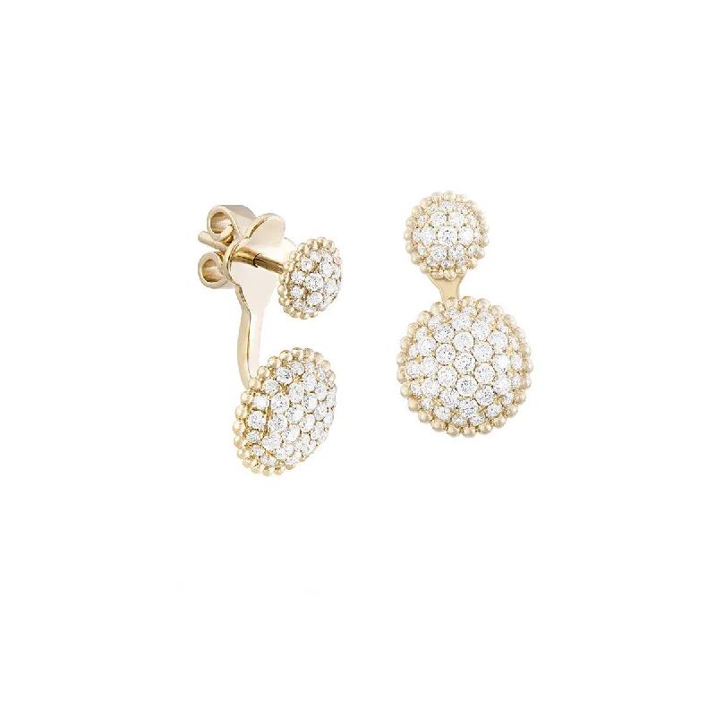 women’s stud earrings with stones-Earrings with Diamonds