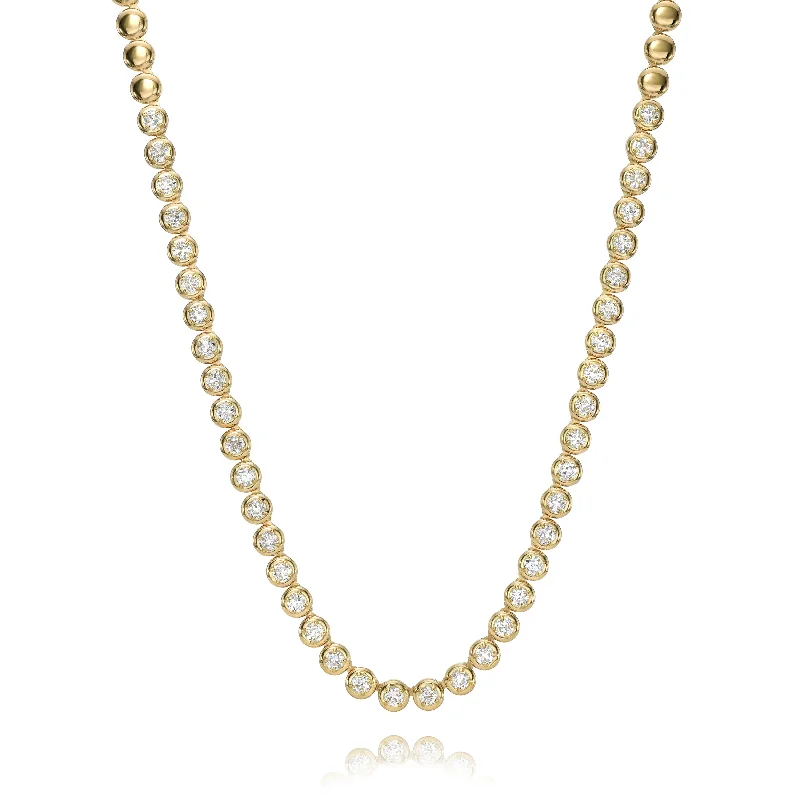 women’s elegant silver necklaces-RANDI RIVIERA NECKLACE