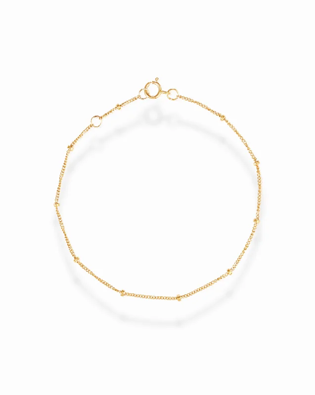 women’s simple bangles-Lesley Satellite Chain Bracelet