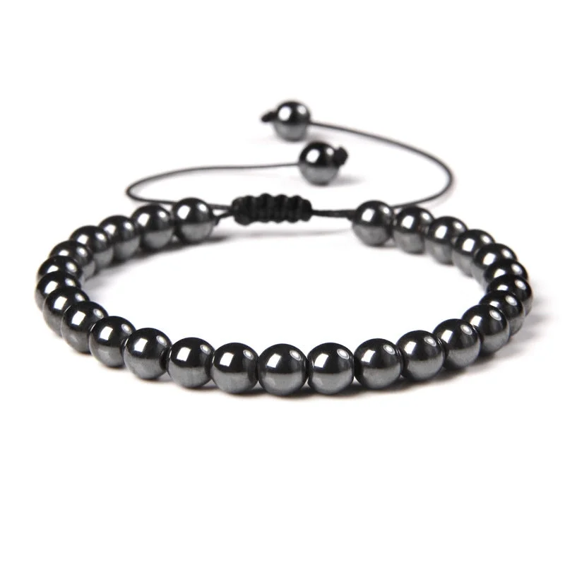 Haematite|6mm (Stretchable)