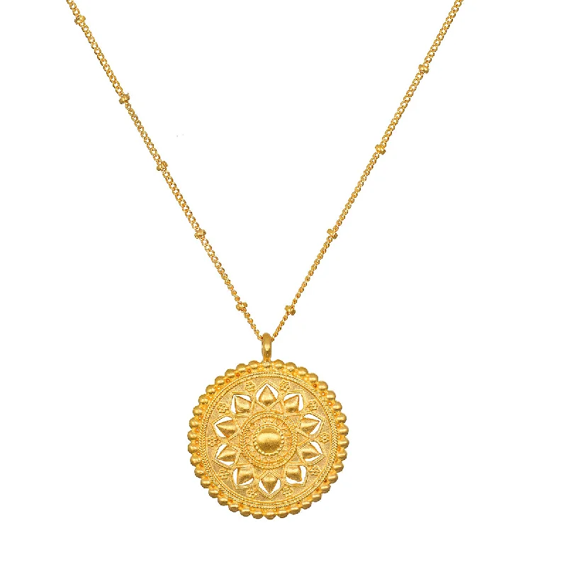 women’s vintage necklaces-Inner Light Mandala Necklace