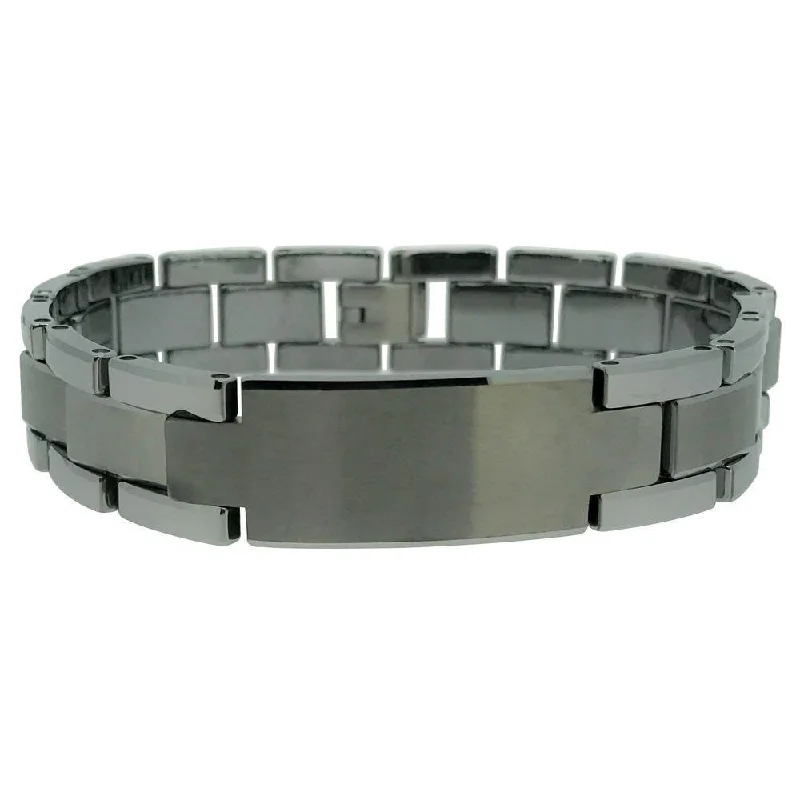 women’s colorful bracelets-President ID Tungsten Bracelet