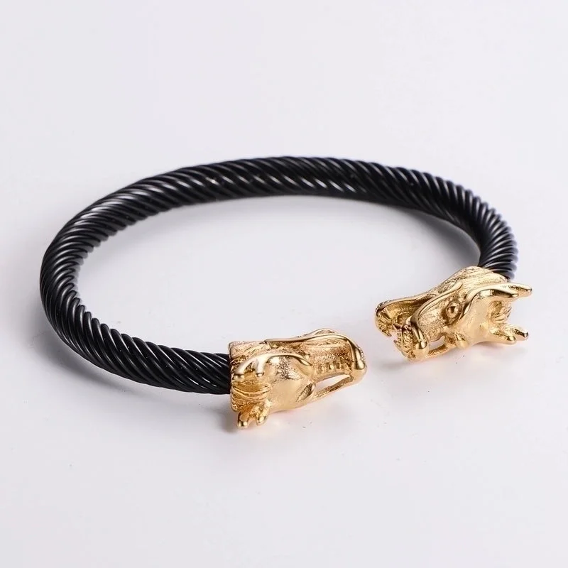 Style 15 Black Gold Head Width 6mm Inner Diameter 62mm