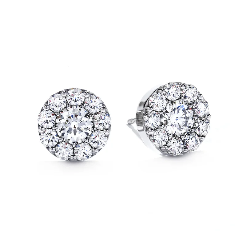 women’s stylish stud earrings-Fulfillment Diamond Stud Earrings