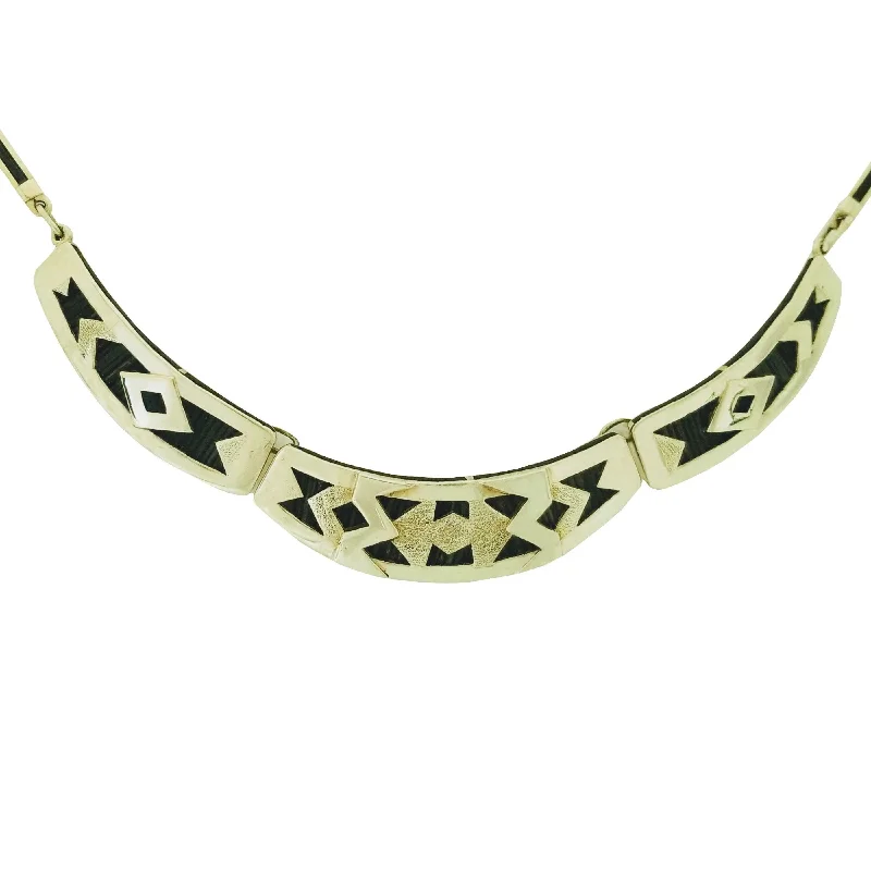 women’s diamond pendant necklaces-Elephant Hair Gold Necklace