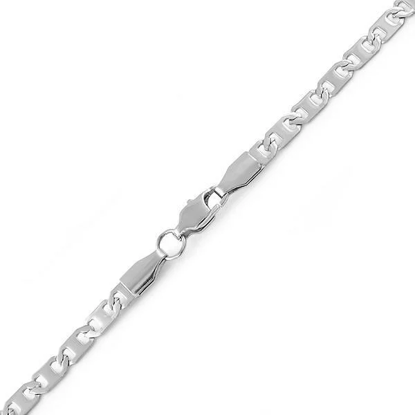 women’s designer bracelets-Marine Stainless Steel Bracelet 4MM