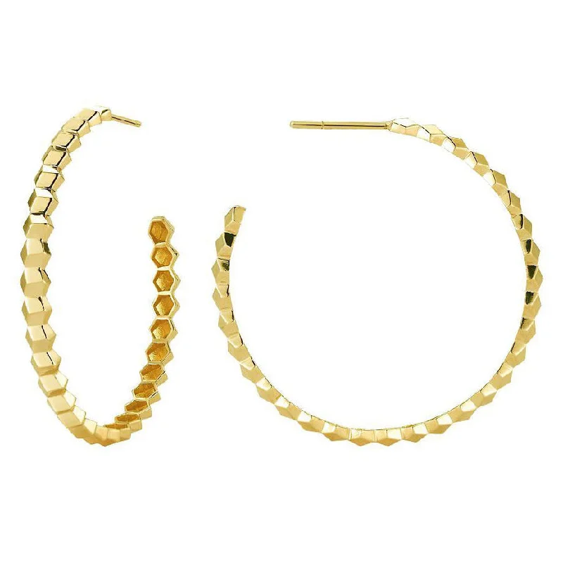 women’s chunky earrings-Brillante Hoop Earrings