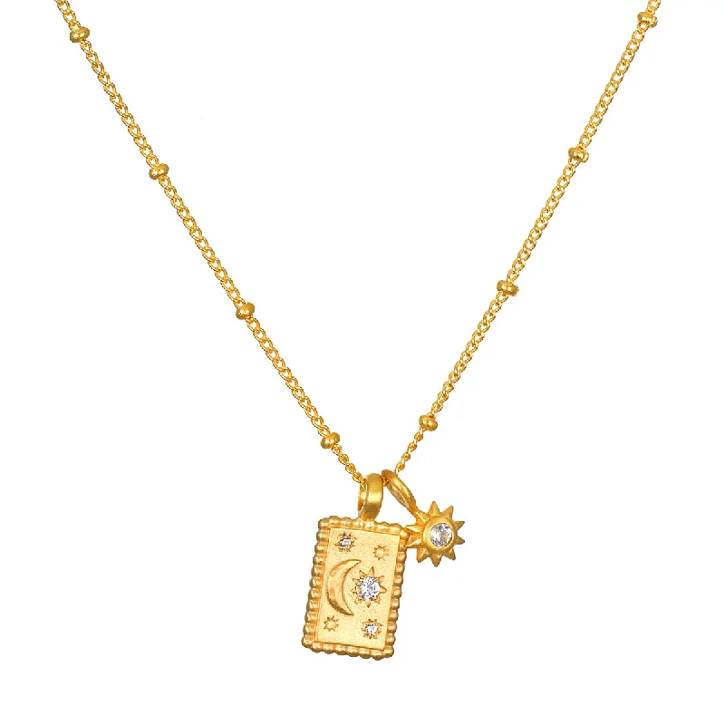 women’s classic gold necklaces-Magic in Moonlight Necklace