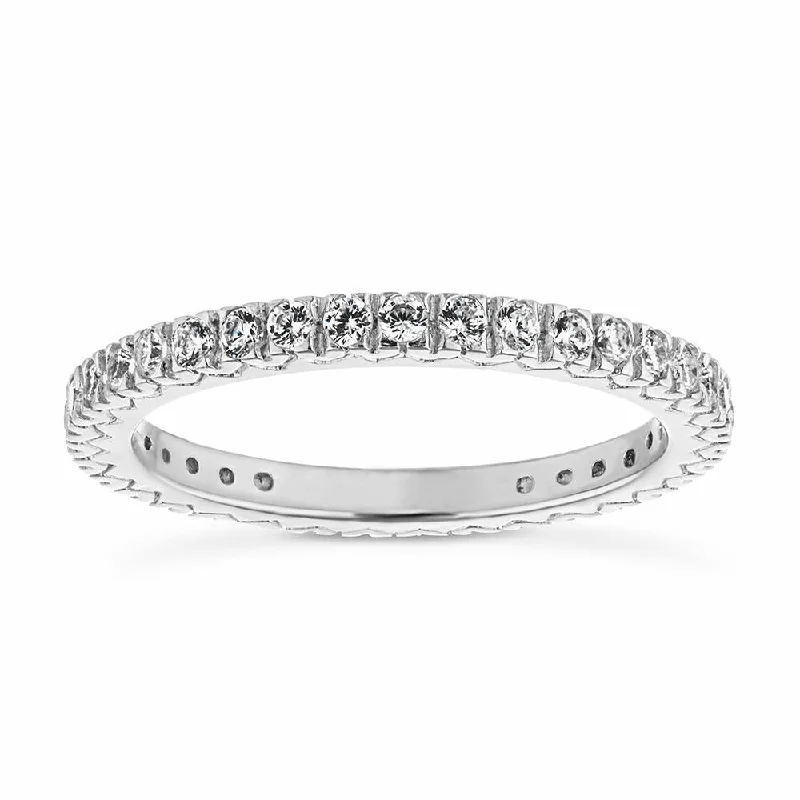 women’s engagement rings with diamonds-Marilyn Wedding Band