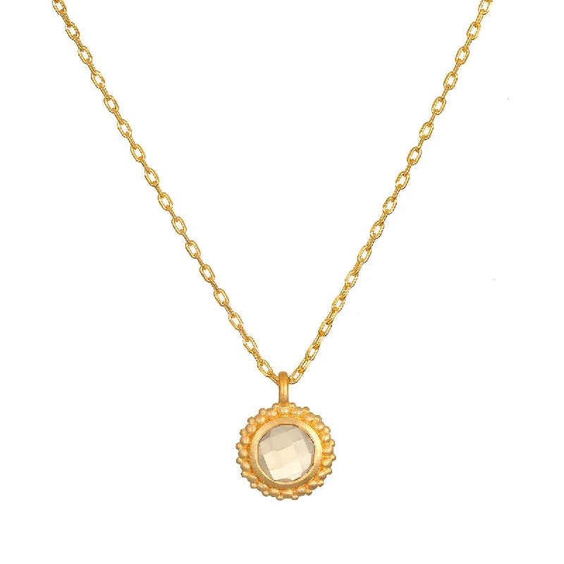 women’s chain necklaces-Vital Essence Citrine Necklace