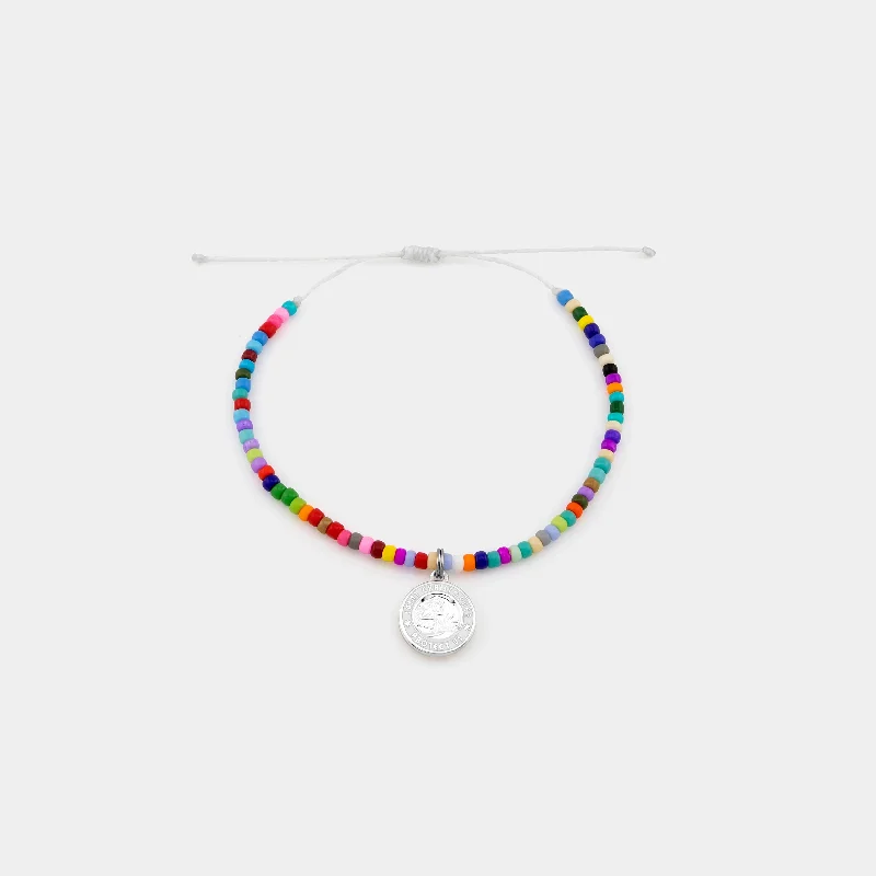 women’s birthstone bracelets-Rainbow Bead Bracelet