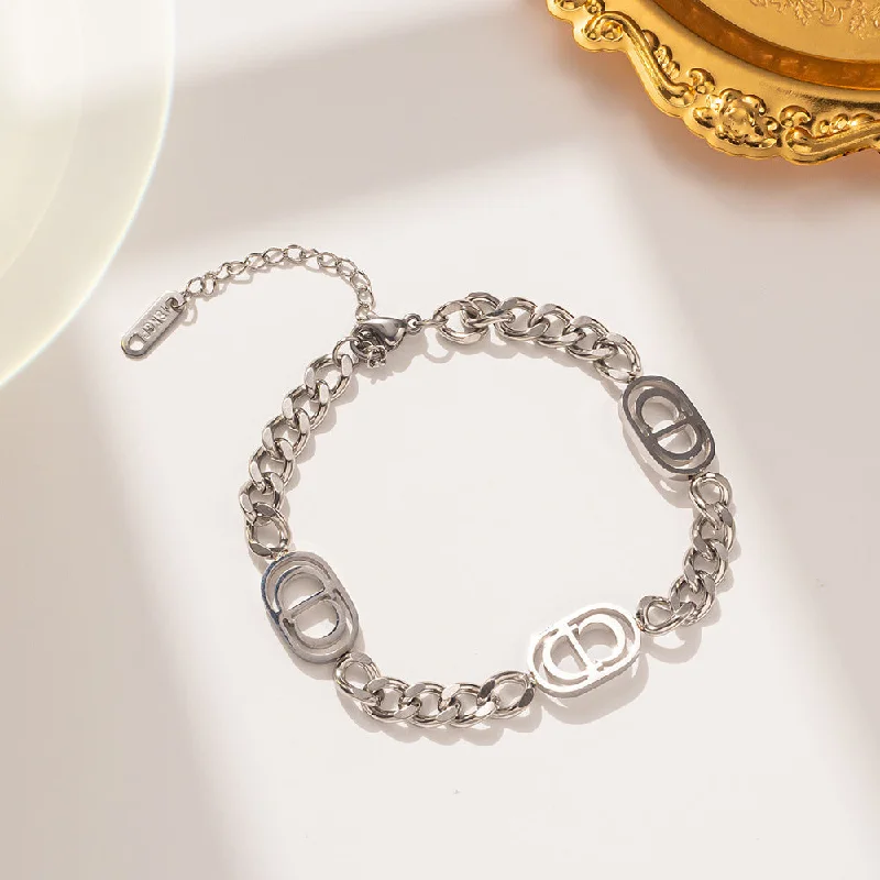 983 Letter Bracelet Silver