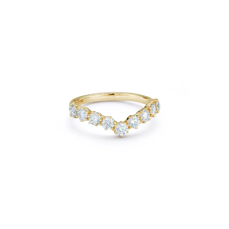 women’s luxury diamond rings-Catherine V Band