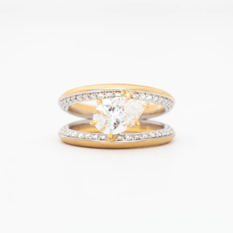 women’s white diamond rings-Selma Solitaire Ring