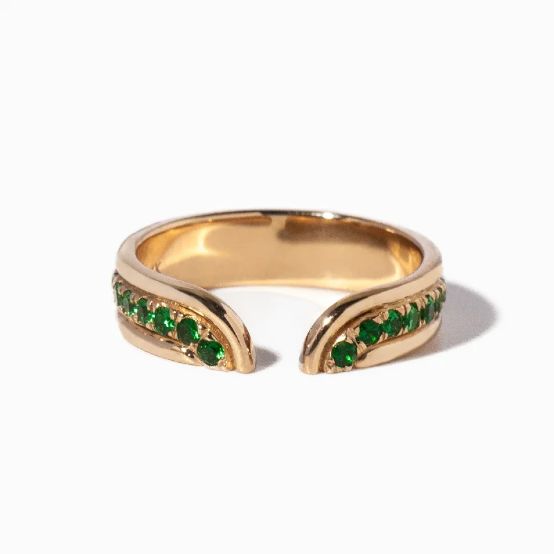 women’s multi-stone rings-Tsavorite Klein Ring