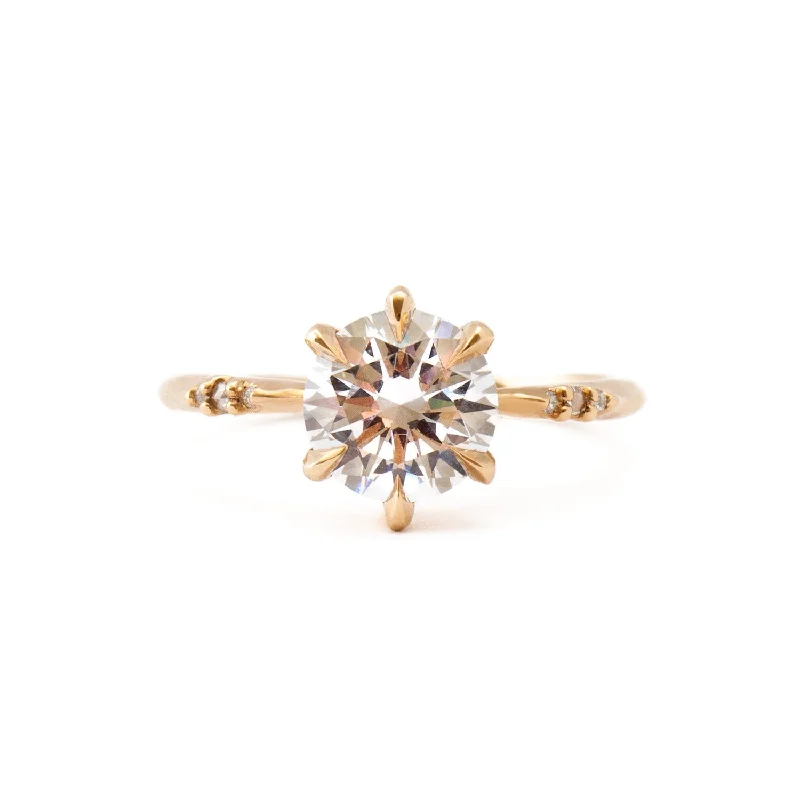 women’s classic engagement rings-Round Brilliant Ilona Ring