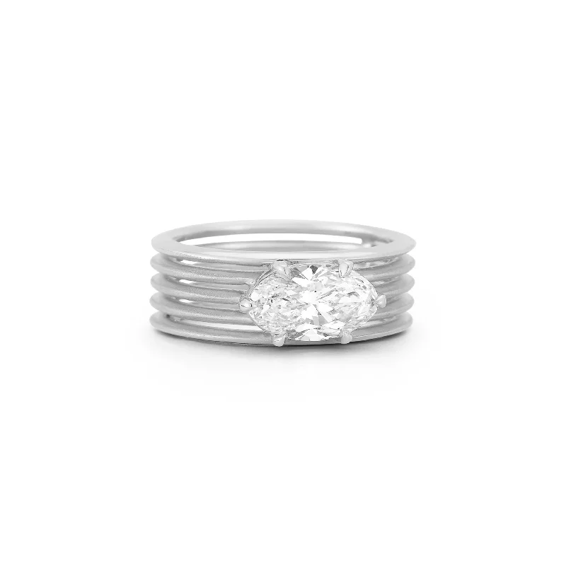 18K White Gold