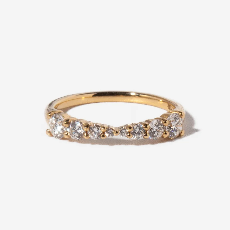 women’s black diamond rings-Diamond Pinch Band