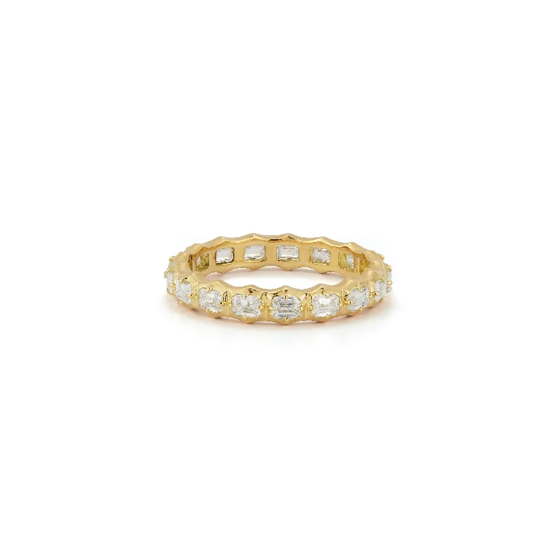 women’s vintage gold rings-Vanguard Eternity Band