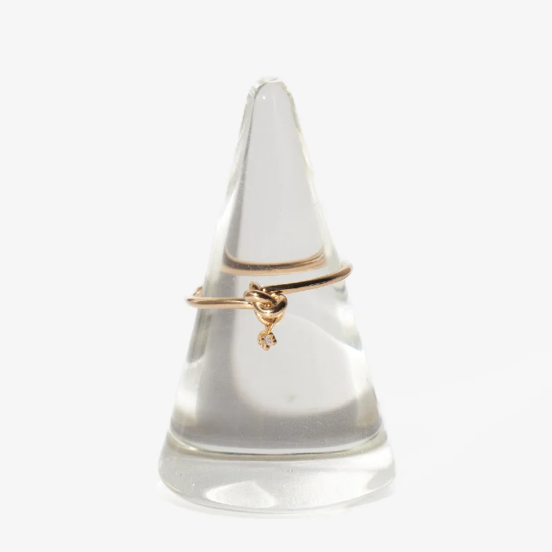 women’s vintage-inspired rings-Little Ode Diamond Ring